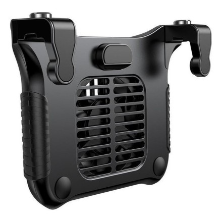 Baseus Cooling Heat Sink - Βάση Gamepad για Κινητά 4.7"- 6.5" με Ανεμιστήρα και Εξωτερικά Πλήκτρα - Black (SUCJLF-01)