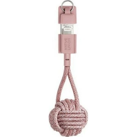 Καλώδιο Μπρελοκ Native Union USB to Lightning 0,15m (Rose)