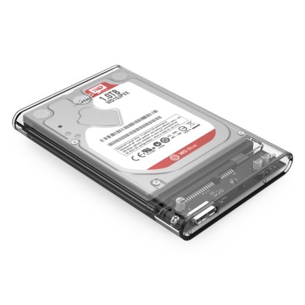 ORICO εξωτερική θήκη για 2.5" HDD 2139U3, USB 3.0, 4TB, διάφανη