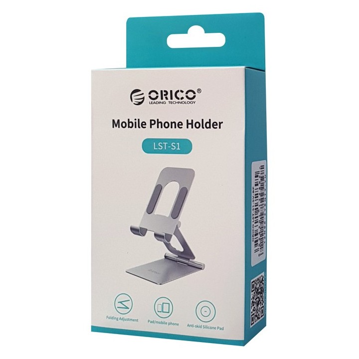 ORICO βάση smartphone LST-S1, foldable, ασημί (LST-S1-SV-BP)-