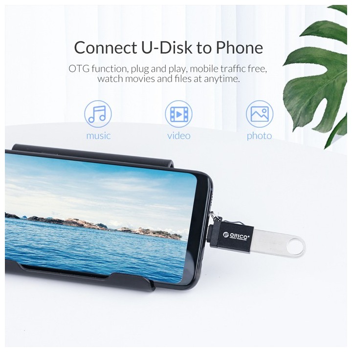 ORICO αντάπτορας USB Type-C σε USB 3.0 CBT-UT01, μαύρος(CBT-UT01-BK-BP)