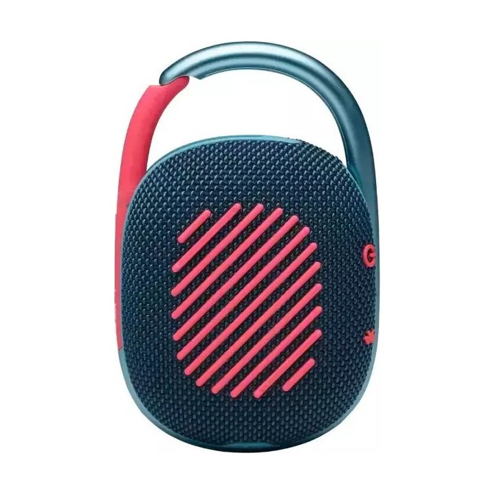 JBL Clip 4 Αδιάβροχο Ηχείο Bluetooth με 10 ώρες Λειτουργίας Blue/Pink(JBLCLIP4BLUP)