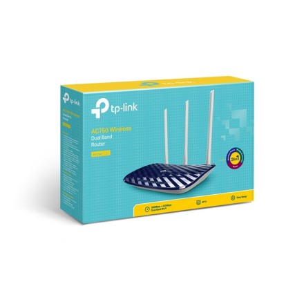 TP-LINK Ασύρματο AC750 Dual Band Router Archer C20, Ver. 5.0