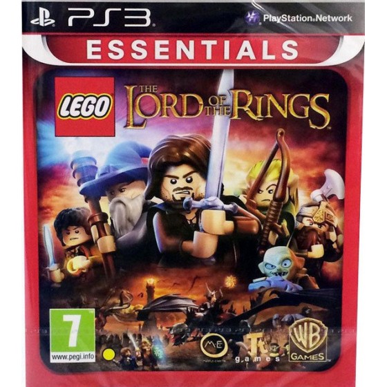 LEGO THE LORD OF THE RINGS  PS3 GAMES ESSENTIALS Used-Μεταχειρισμένο(BLES-01516/E)