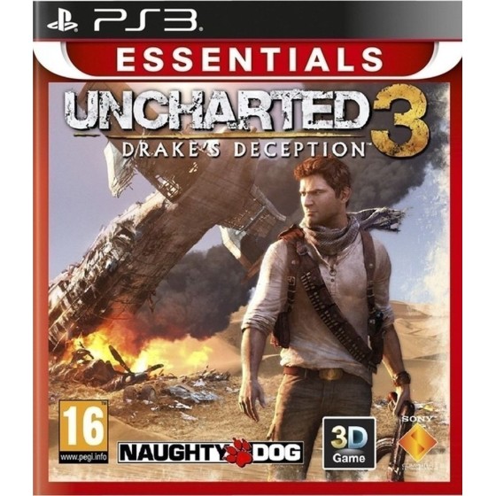 UNCHARTED 3 Η Εξαπάτηση του Drake Ελληνικό PS3 GAMES ESSENTIALS Used-Μεταχειρισμένο(BLES-01175)