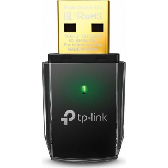 TP-LINK Archer T2U v3 Ασύρματος USB Αντάπτορας Δικτύου 600Mbps(T2U Version 3.0)