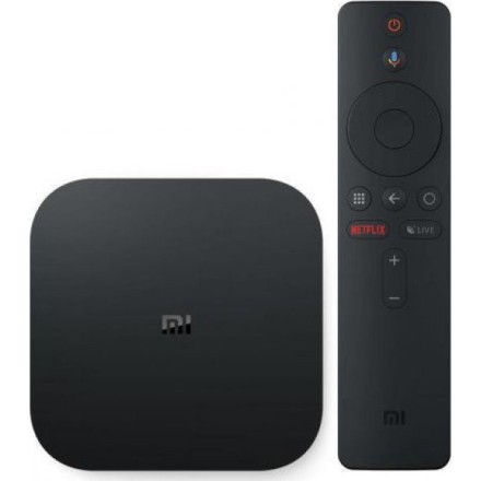 Xiaomi TV Box Mi Box S 4K UHD με WiFi USB 2.0 2GB RAM και 8GB HD Λειτουργικό Android 8.1 και Google Assistant(MDZ-22-AB)