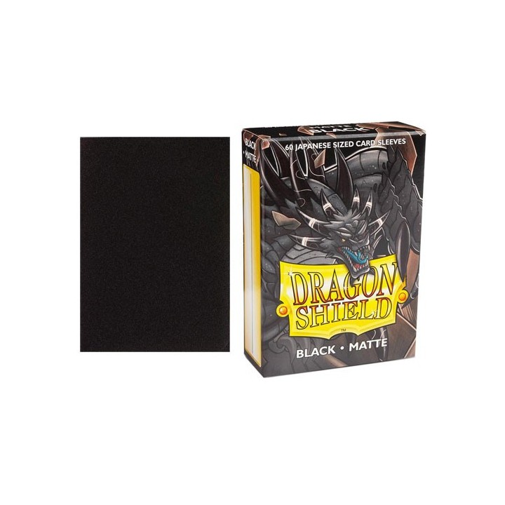 DRAGON SHIELD BLACK JAPAN MATTE 60CT