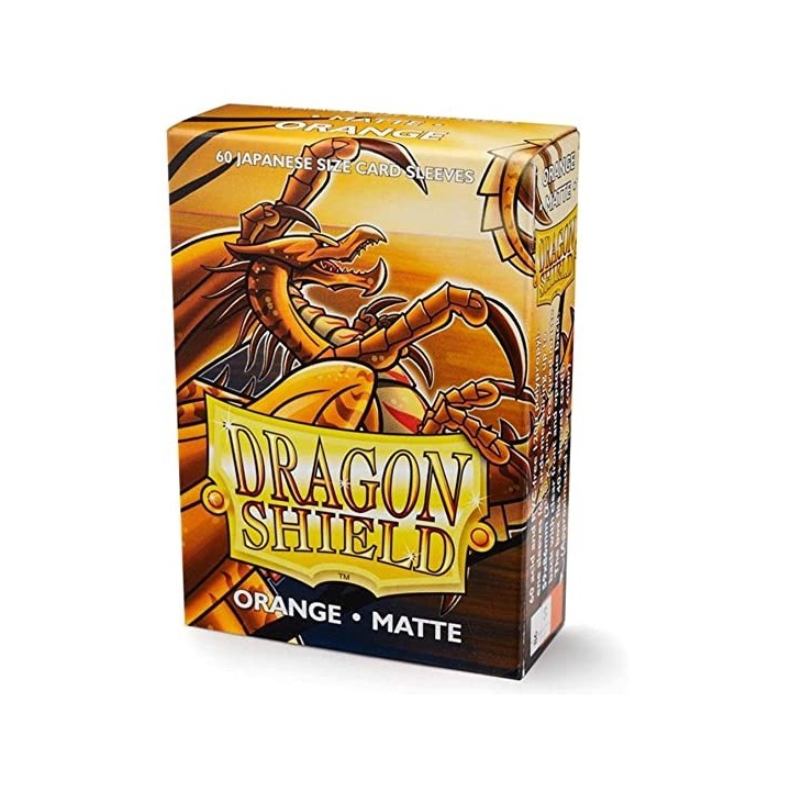 DRAGON SHIELD ORANGE SMALL MATTE 60-CT