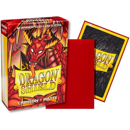 DRAGON SHIELD CRIMSON JAPAN MATTE 60τμχ