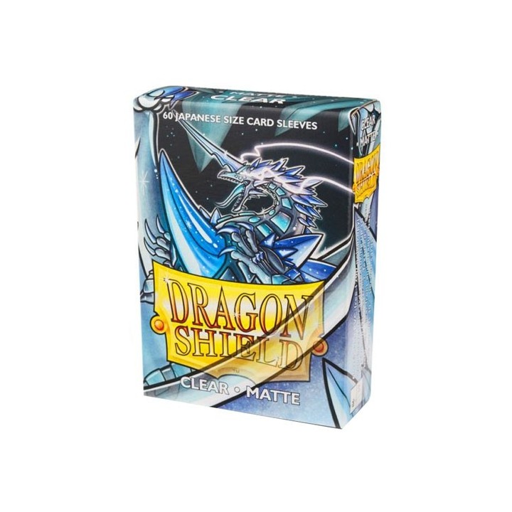 Dragon Shield Small Sleeves - Japanese Matte Clear (60 Sleeves)