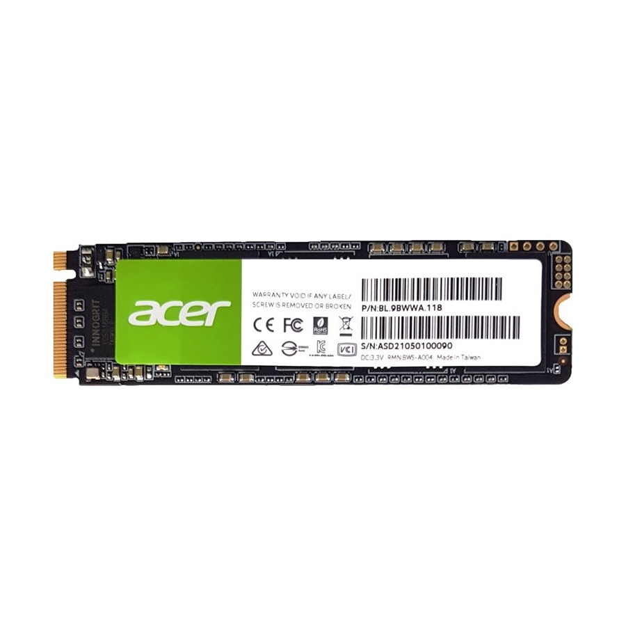 ACER SSD PCIe Gen3x4 M.2 2280 FA100, 256GB, 3300-2700MB/s