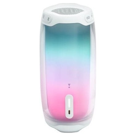 JBL Pulse 4 Αδιάβροχο Ηχείο Bluetooth 20W με 12 ώρες Λειτουργίας White (JBLPULSE4WHT)
