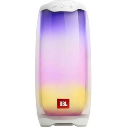 JBL Pulse 4 Αδιάβροχο Ηχείο Bluetooth 20W με 12 ώρες Λειτουργίας White (JBLPULSE4WHT)