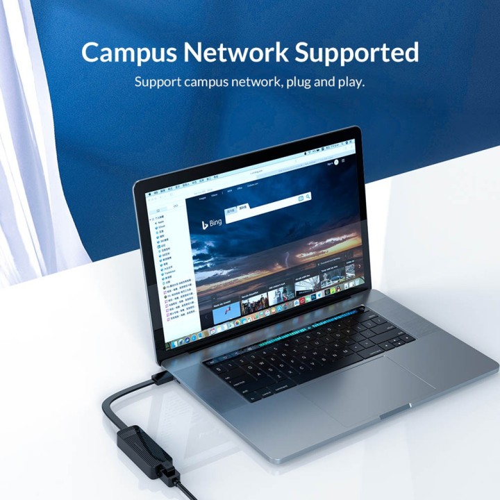 ORICO αντάπτορας USB 2.0 σε Ethernet UTK-U2, 100 Mbps, μαύρο