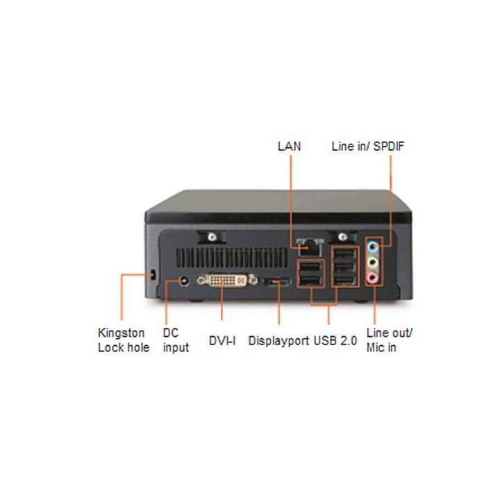 AOpen miniPC MP67-DI I5 CPU /500GB HD /8G Memory Refurbished