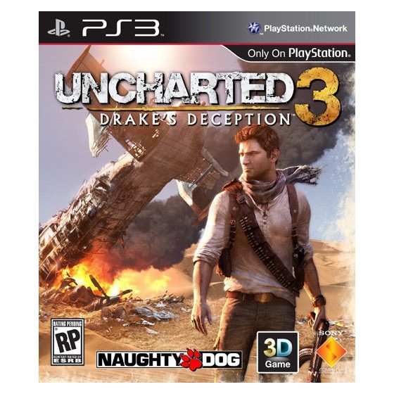 Uncharted 3: Drake's Deception (Eng) Αγγλικό Μενού με Αγγλικούς υπότιτλους PS3 Game Used-Μεταχειρισμένο(BCES-01175/EUR)