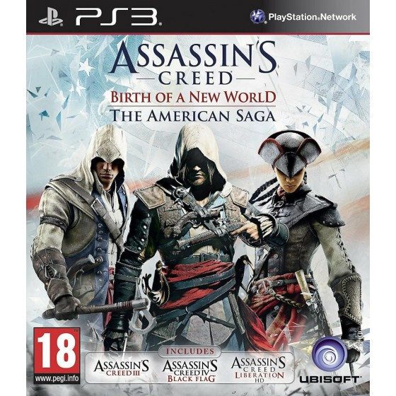 Assassin's Creed Birth of a New World - The American Saga PS3 GAMES Used-Μεταχειρισμένο(BLES-02085)