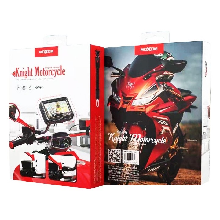 Βάση μηχανής/scooter MOXOM MX-VS41 Knigt (170mm X 90mm) για Smartphones
