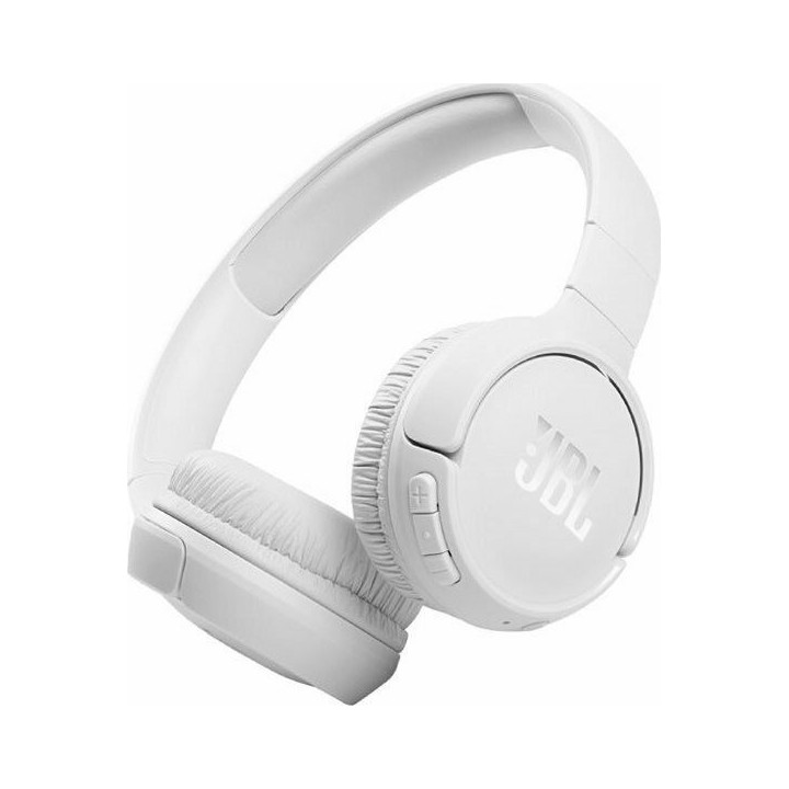 JBL Tune 510BT Ασύρματα On Ear Ακουστικά Λευκά (JBLT510BTWHTEU)