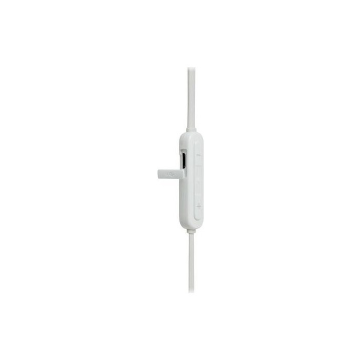 JBL T110BT In Ear Bluethoth Headphones 3-button Mic/Remote (White) (JBLT110BTWHT)