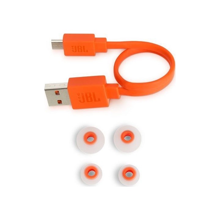 JBL T110BT In Ear Bluethoth Headphones 3-button Mic/Remote (White) (JBLT110BTWHT)