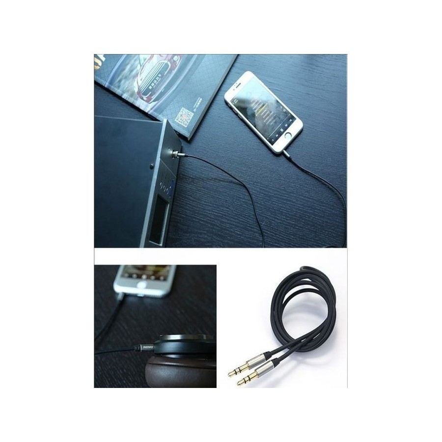 Earldom Cable 3.5mm male - 3.5mm male 1m (et-aux15) Μαύρο