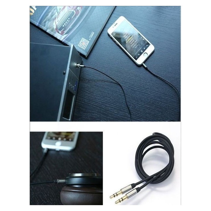 Earldom Cable 3.5mm male - 3.5mm male 1m (et-aux15) Μαύρο