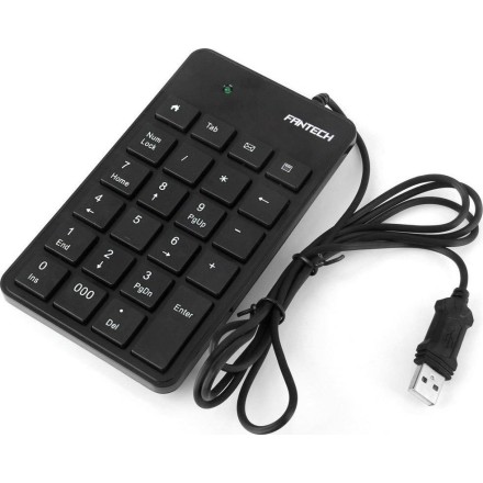 Αριθμητικό Πληκτρολόγιο FTK - 801, USB, Μαύρο(6042)