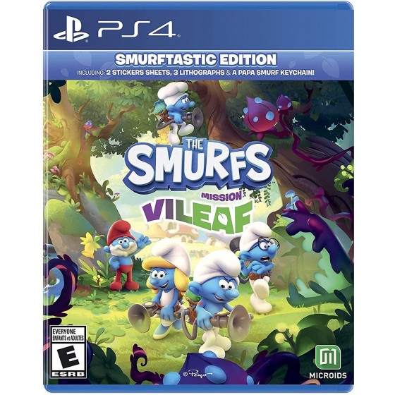 The Smurfs: Mission Vileaf PS4 Game (Smurftastic Edition )