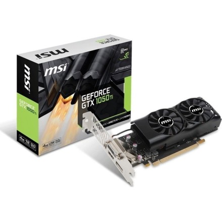MSI VGA PCI-E NVIDIA GF GTX 1050 Ti 4GT LP(V809-2404R)