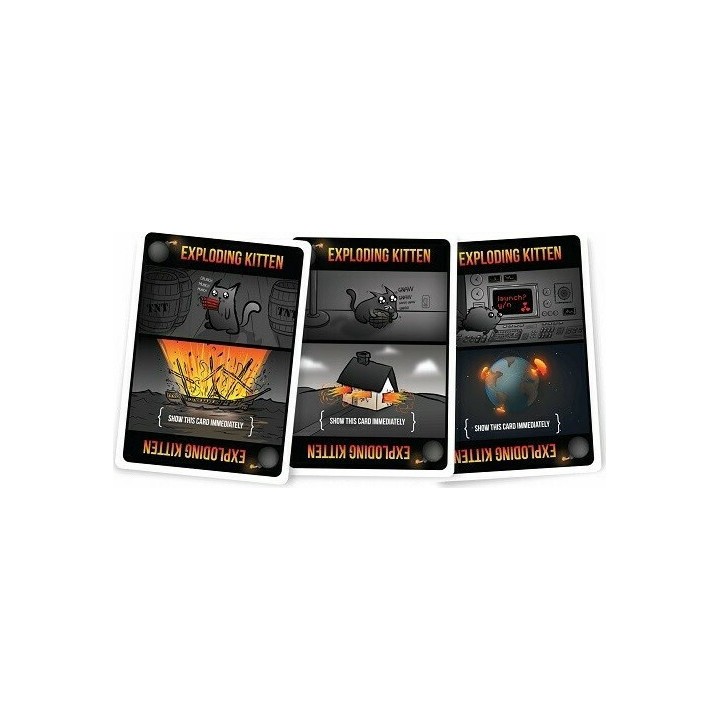 Kaissa Επιτραπέζιο Παιχνίδι Exploding Kittens για 2-5 Παίκτες 7+ Ετών