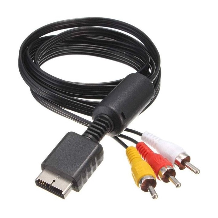 ony Playstation Official AV Composite cable PS2,PS3 - Καλώδιο AV SONY για Playstation 3,και 2 σε σακουλάκι