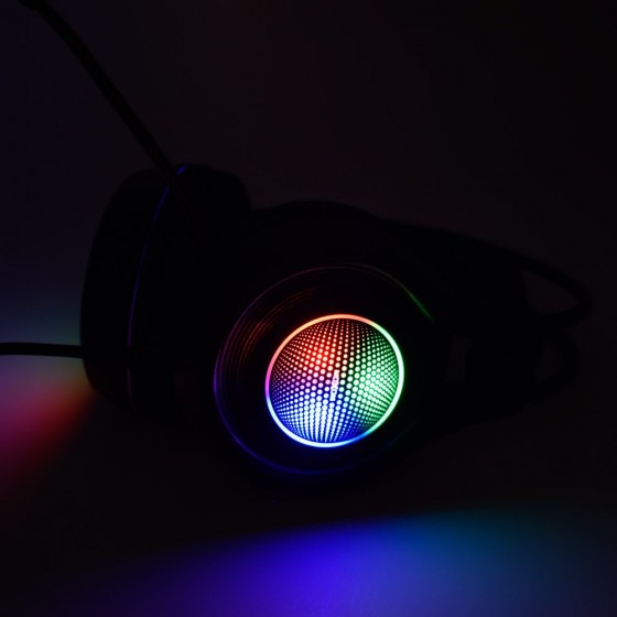 Moxom Mx-EP22 headphone 3D surround sound adjustable mic gaming led light headset earphone earbuds stereo sound music
