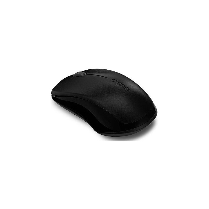 Rapoo Wireless Optical Mouse 1620 Ποντίκι Μαύρο