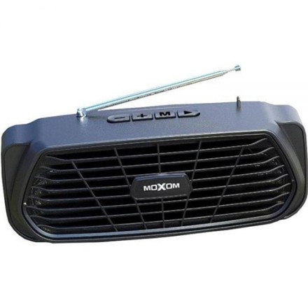 Ασύρματο ηχείο Bluetooth Moxom MX-SK12  Μαύρο και ραδιόφωνο
