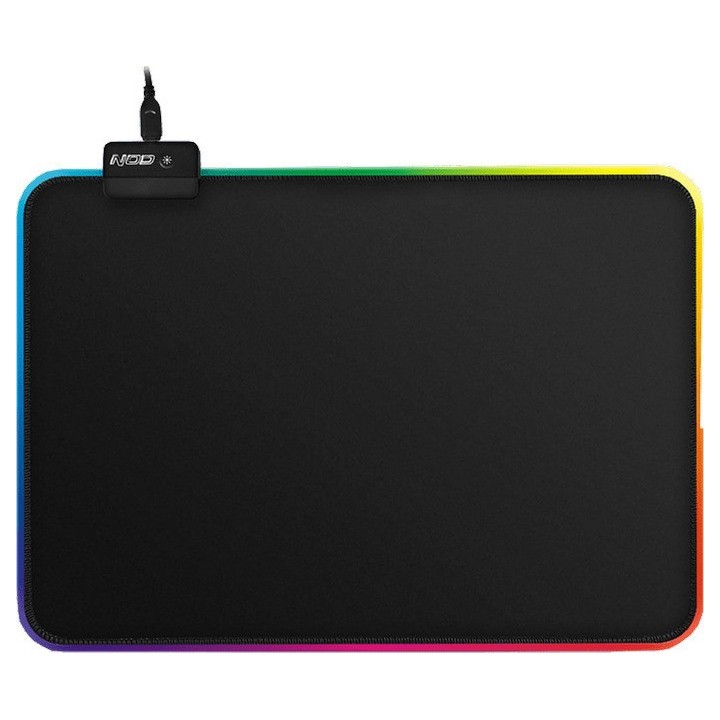 NOD R1 RGB Gaming Mouse Pad Medium 350mm με RGB Φωτισμό Μαύρο