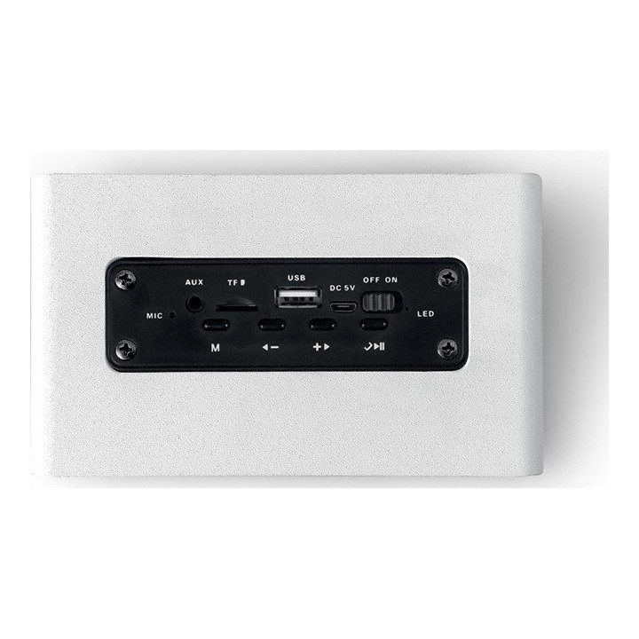 NOD RnB Concert Ηχείο Bluetooth 10W με Ραδιόφωνο και 5 ώρες Λειτουργίας χρώμα Λευκό