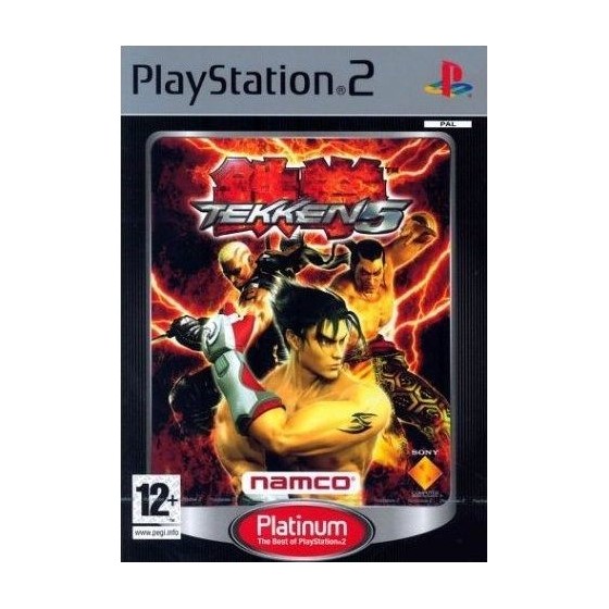Tekken 5 - PS2 GAMES PLATINUM Used-Μεταχειρισμένο