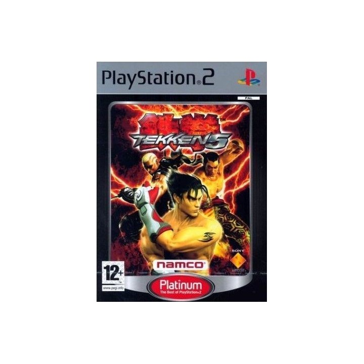 Tekken 5 - PS2 GAMES PLATINUM Used-Μεταχειρισμένο