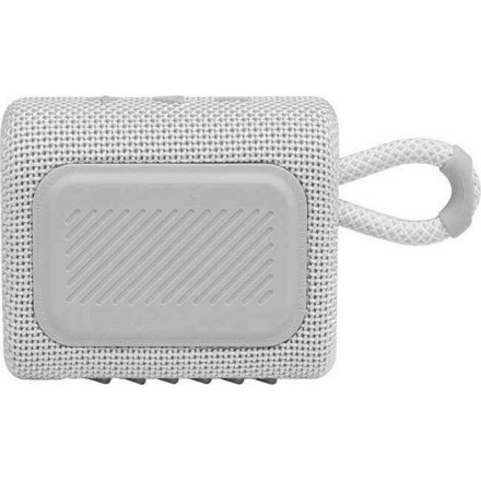 JBL Go 3 Αδιάβροχο Ηχείο Bluetooth 4.2W με 5 ώρες Λειτουργίας White(JBLGO3WHITE)
