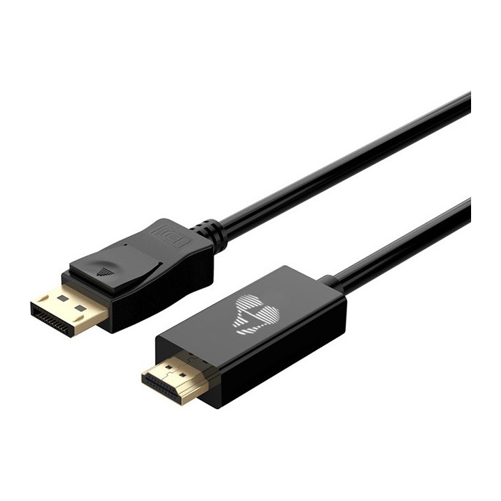 POWERTECH καλώδιο DisplayPort σε HDMI CAB-DP059, 1080p, 1.8m, μαύρο