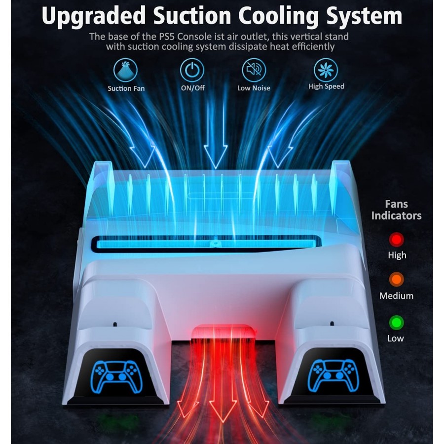 OIVO PS5 Cooling Station with Controller Charger (IV-P5249)