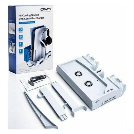 OIVO PS5 Cooling Station with Controller Charger (IV-P5249)