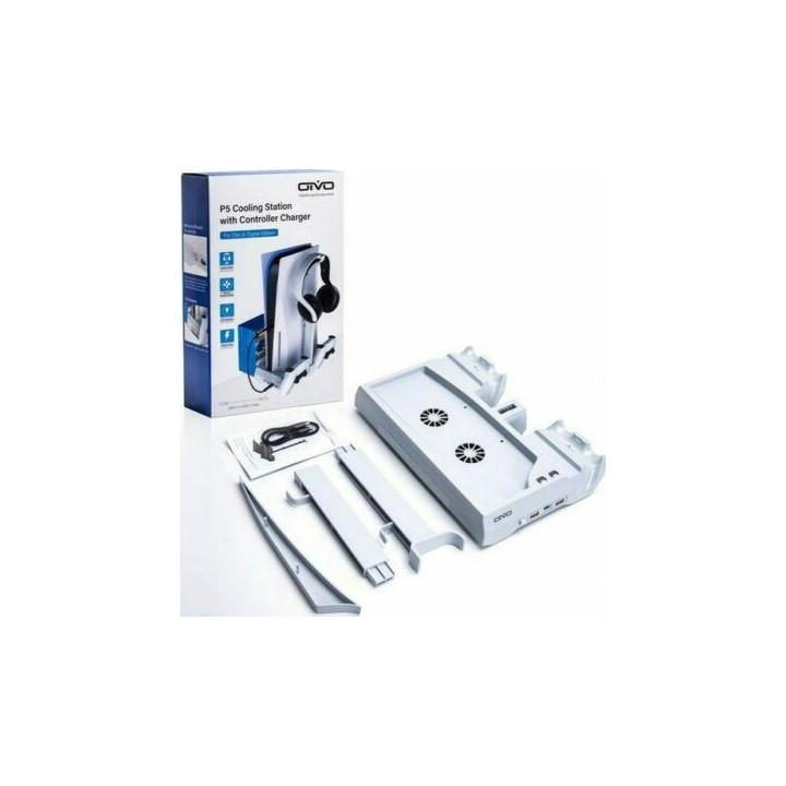 OIVO PS5 Cooling Station with Controller Charger (IV-P5249)