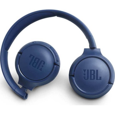 JBL Tune 500BT, OnEar Bluetooth Headphones with Earcup controls χρώμα Μπλέ (JBLT500BTBLU)