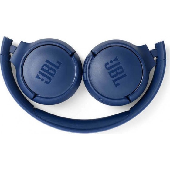 JBL Tune 500BT, OnEar Bluetooth Headphones with Earcup controls χρώμα Μπλέ (JBLT500BTBLU)