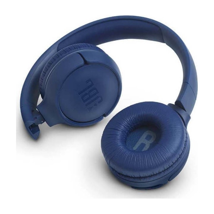 JBL Tune 500BT, OnEar Bluetooth Headphones with Earcup controls χρώμα Μπλέ (JBLT500BTBLU)