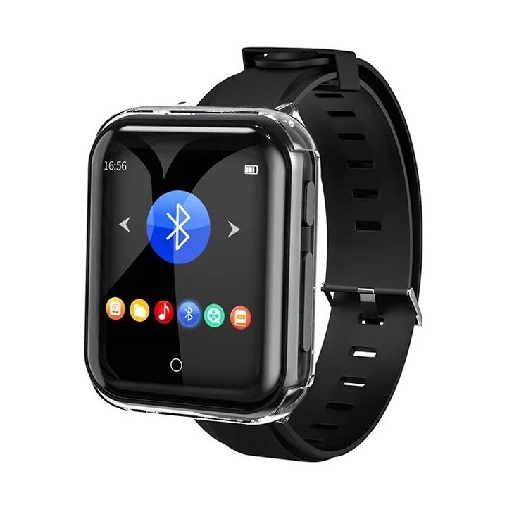 RUIZU MP3 player M8 με ηχείο, 1.54", 16GB, BT, ελληνικό μενού, μαύρο
