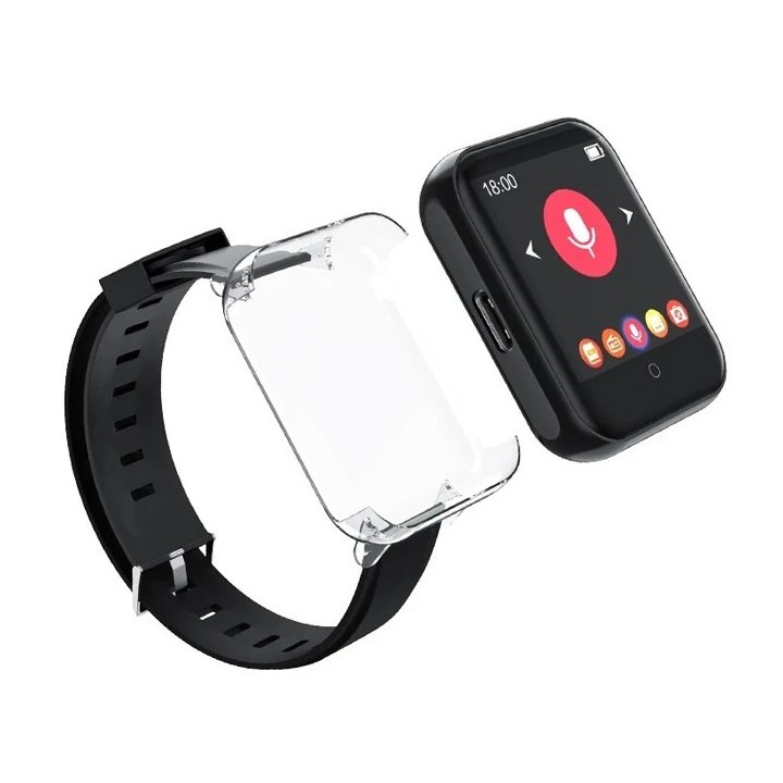 RUIZU MP3 player M8 με ηχείο, 1.54", 16GB, BT, ελληνικό μενού, μαύρο